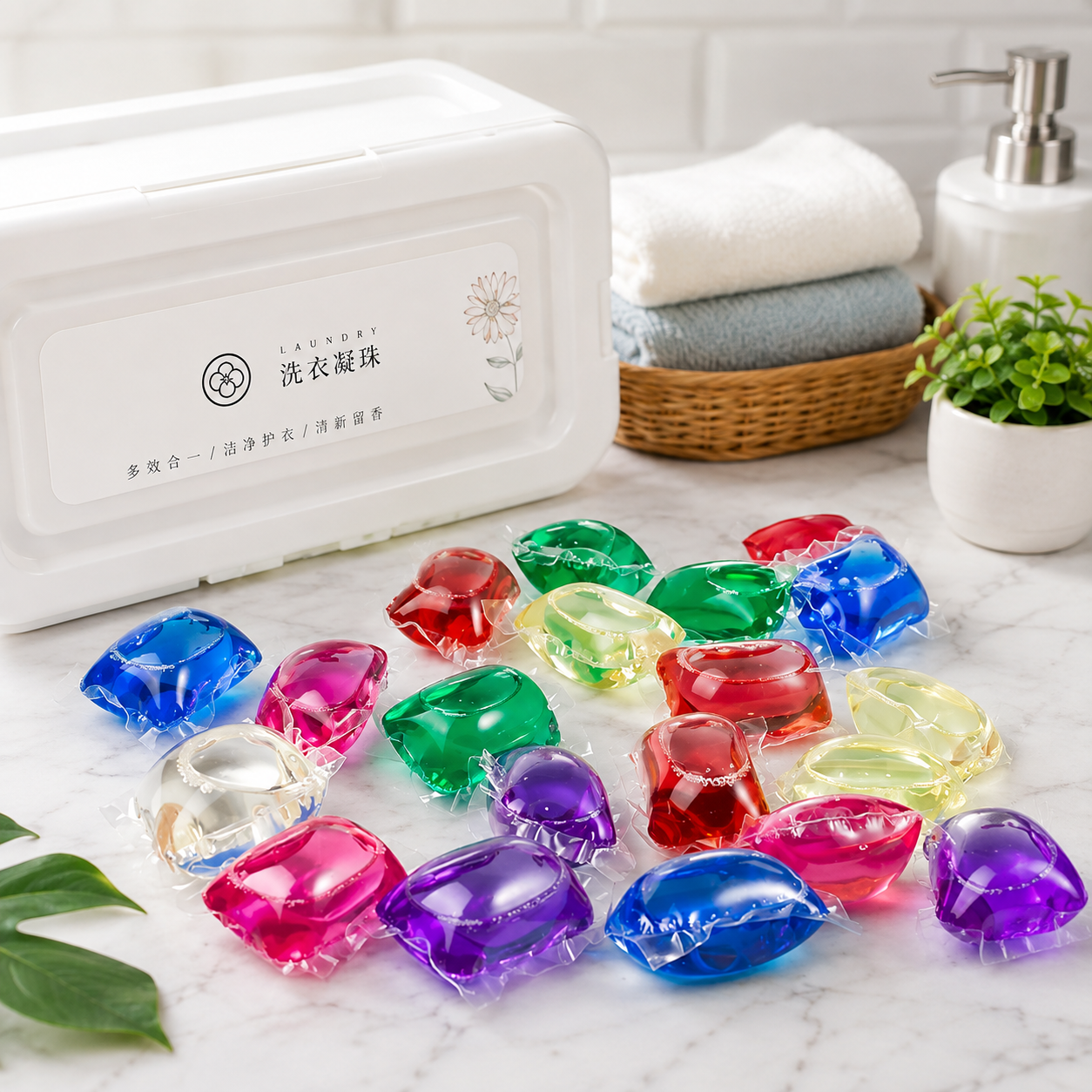 Laundry Detergent Gel Pods