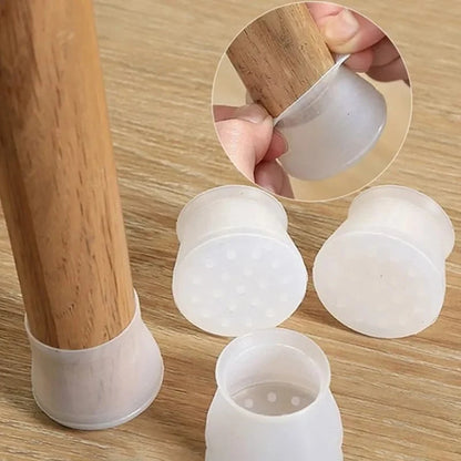 Silicone Chair Leg Floor Protector Caps