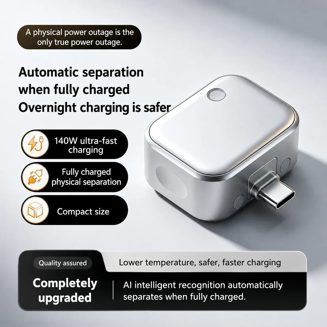 Mini Fast Charging Adapter Cube