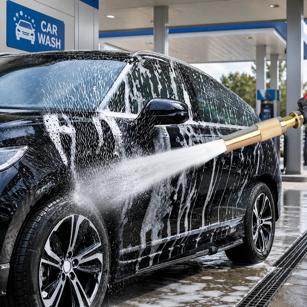 Brass High Pressure Car Wash Nozzle
