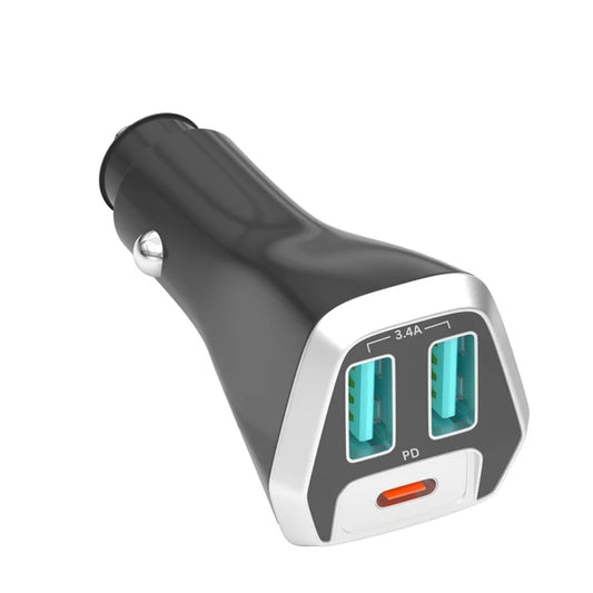 45W PD Fast Car Charger | USB-C Power Delivery Car Charging Adapter