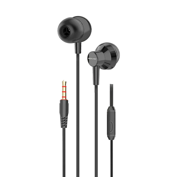 Wired Stereo Earphones with 3.5mm Jack | In-Ear Handsfree with Microphone