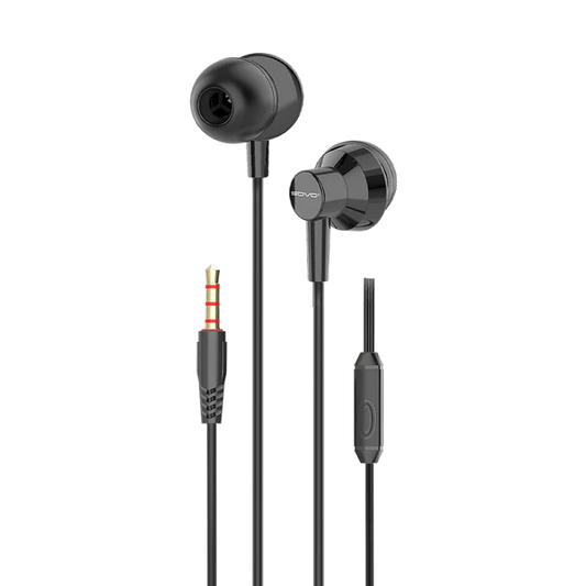 Wired Stereo Earphones with 3.5mm Jack | In-Ear Handsfree with Microphone
