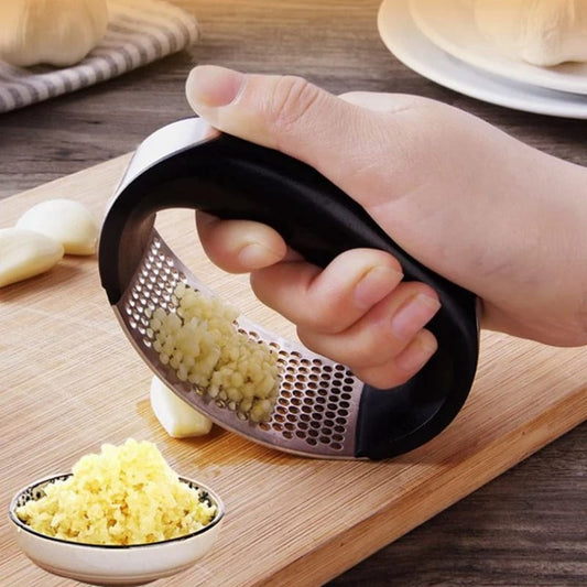 Stainless Steel Garlic Press Masher