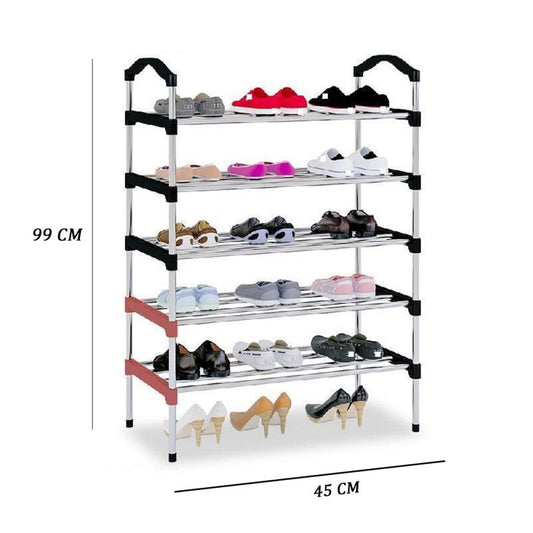 5-Tier Shoe Rack Organizer | Space-Saving Multi-Layer Shoe Storage Shelf