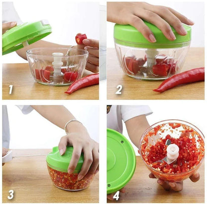 Pull String Vegetable Chopper,