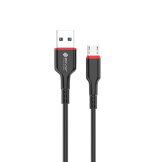 Micro USB Fast Charging Cable | Durable USB Data Sync & Charging Cable (Black)