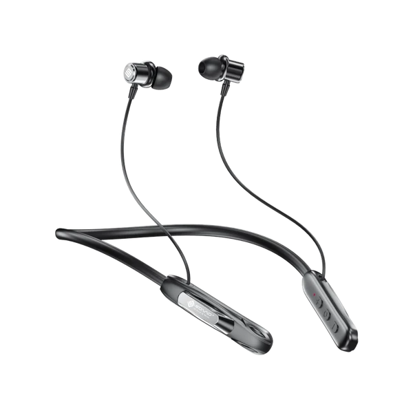 SOVO Wireless Neckband Bluetooth Earphones | Magnetic Earbuds with Deep Bass & HD Mic