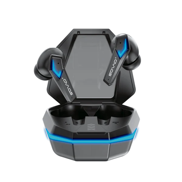 SOVO SBT-922 GAMO Series Gaming Earbuds | Bluetooth 5.4 TWS Earbuds with ENC & RGB Case