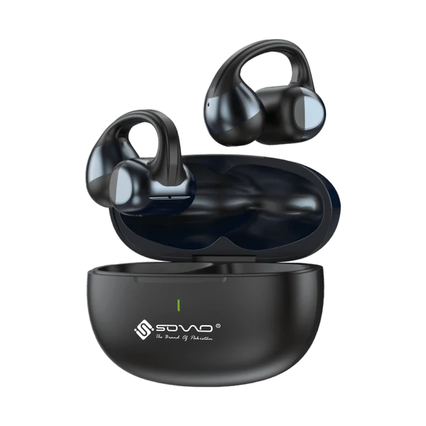 SOVO SBT-945 SPOT ON Series Wireless Earbuds | Bluetooth 5.4 Sports TWS Earbuds with Ear Hooks