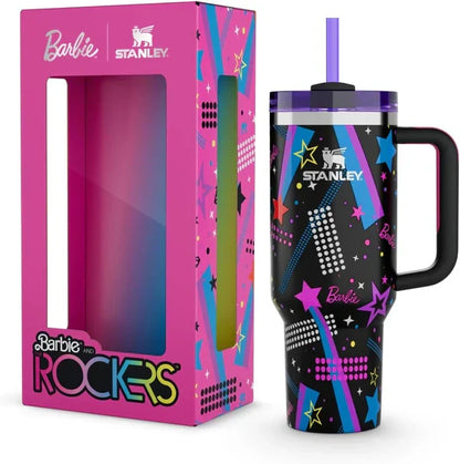 40oz Insulated Tumbler with Handle & Straw