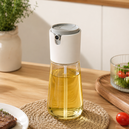 Automatic Oil Dispenser Bottle Duo (Glass Oil & Vinegar Set)