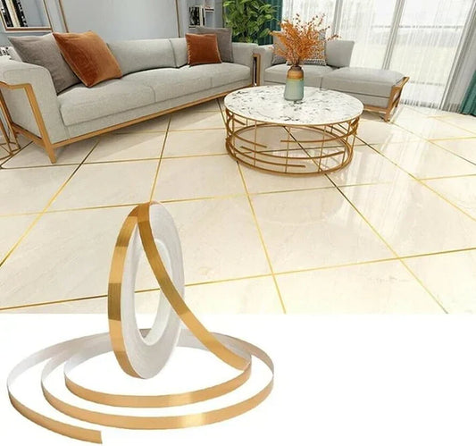 Gold Tile Gap Sticker Tape