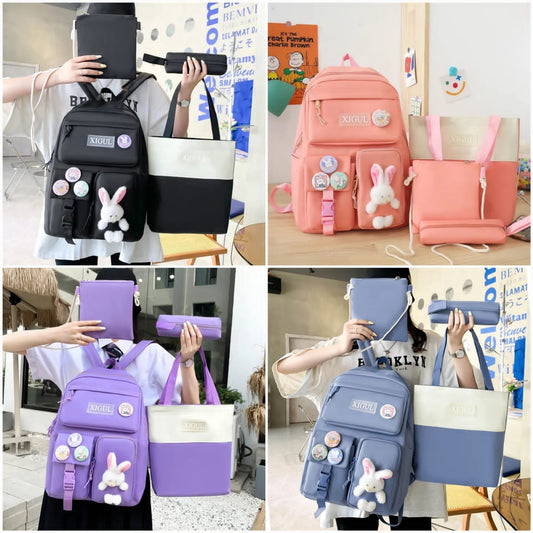 4PCS School Backpack Set
