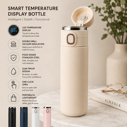 Smart Temperature Display Water Bottle