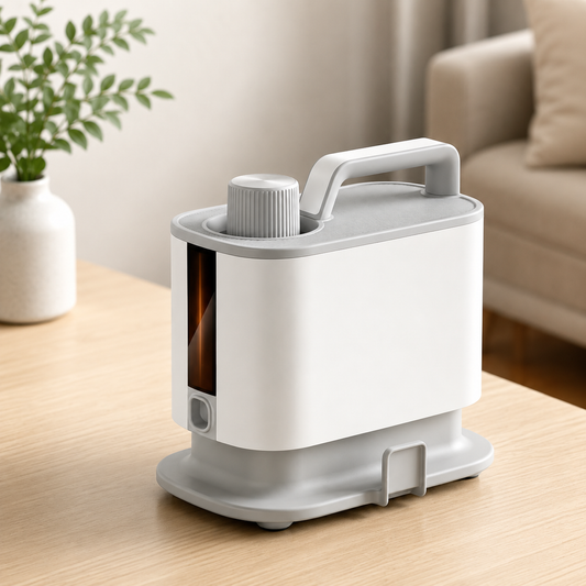 A multi purpose, canister style steam cleaner set
