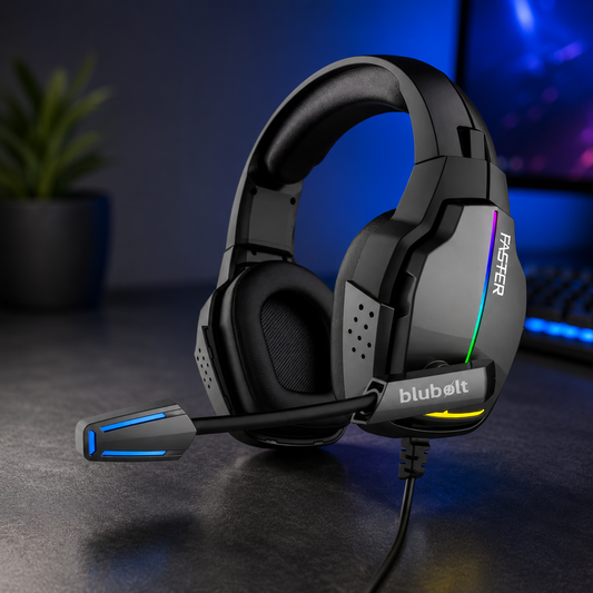 FASTER BG-400 Gaming Headset with Noise Cancelling Mic