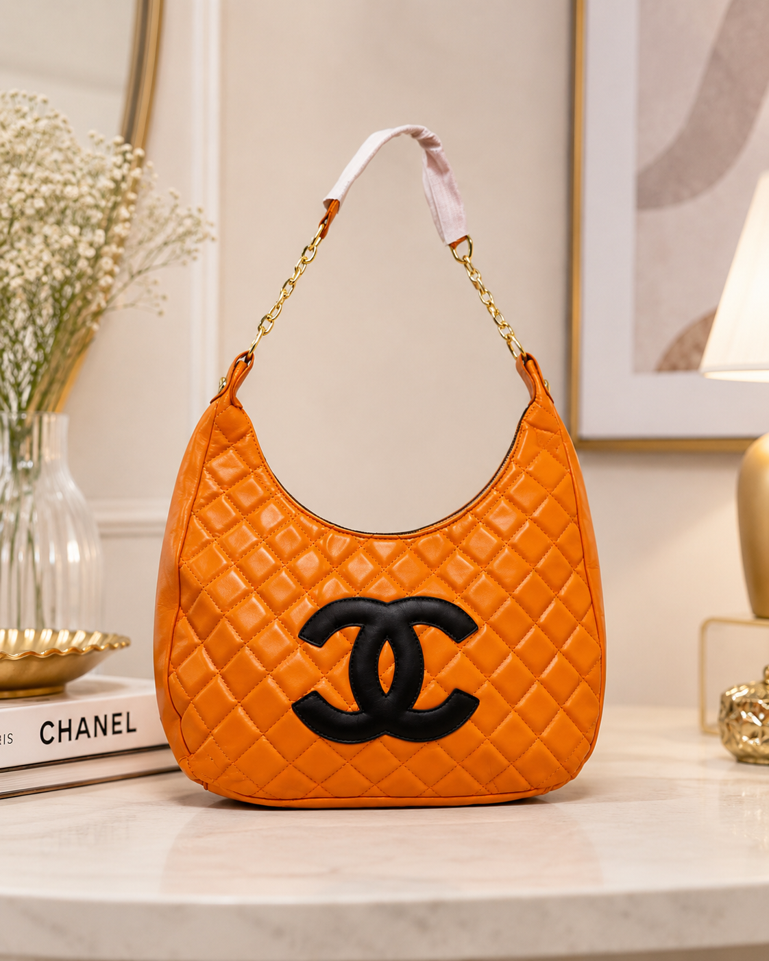 Women's Diamond Stitched Shoulder Bag,