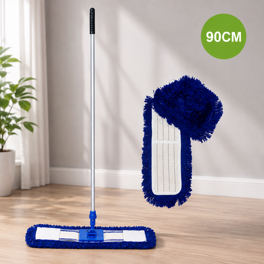 90CM Acrylic Dust Mop | Heavy Duty Floor Dust Mop with Long Handle
