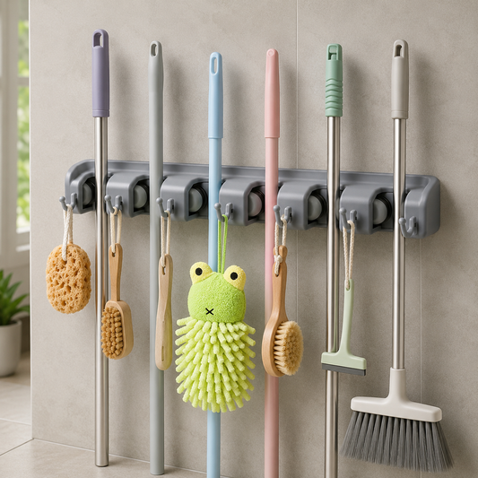 Wall Mounted Mop and Broom Holder