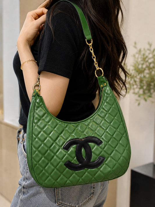 Women's Diamond Stitched Shoulder Bag,