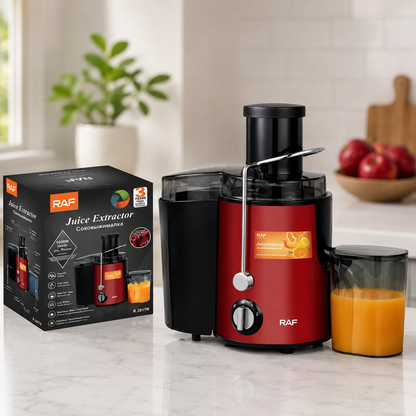 RAF R.2817R Juice Extractor  1000W Stainless Steel Juicer