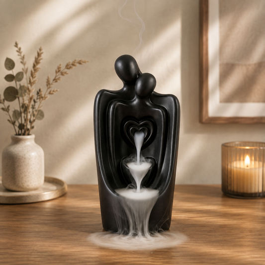 Couple Backflow Incense Burner