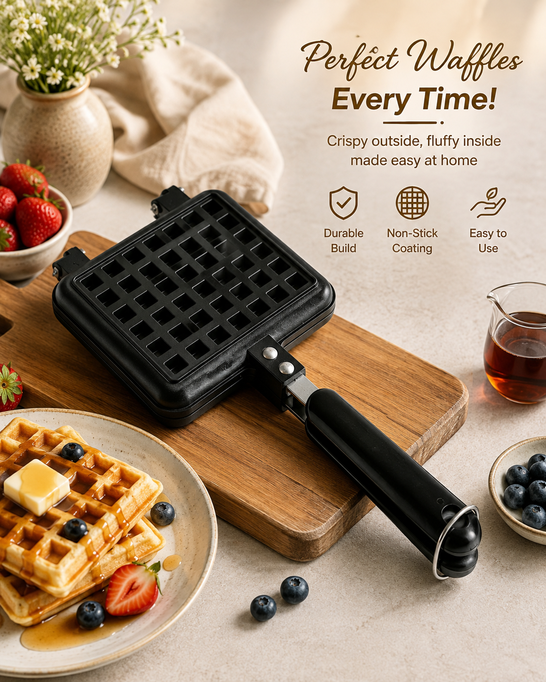 Stovetop Waffle Maker Pan