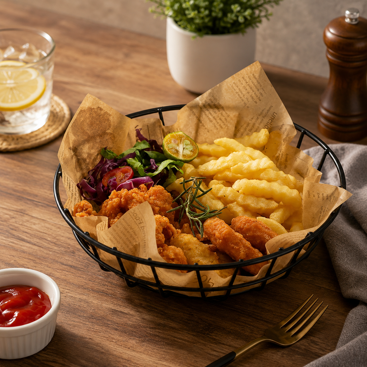 Mini Chip & Snack Fry Basket