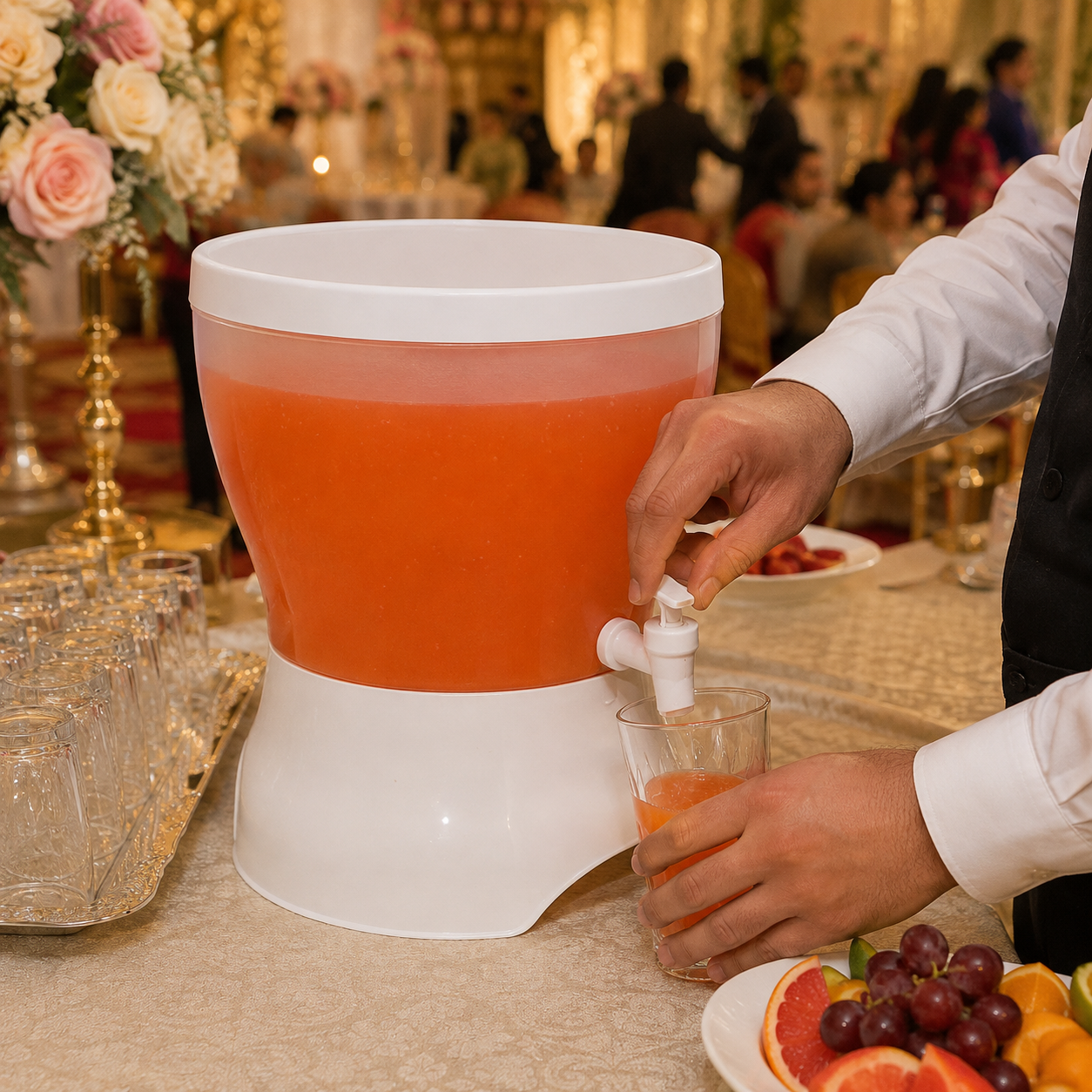 Beverage Dispenser with Taps