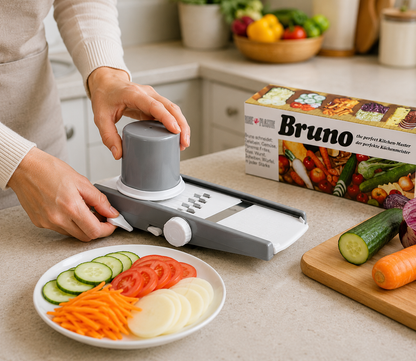 Multi Purpose Mandoline Cutter for Veggies, Cheese & Fries