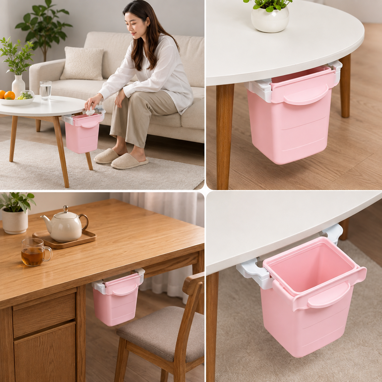 Hanging Table Trash Bin