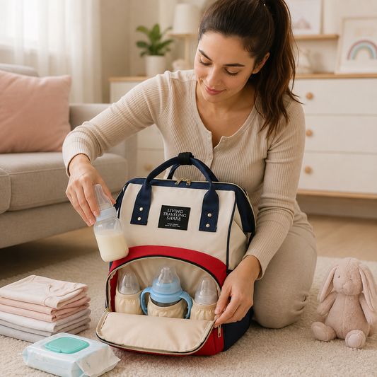 Large Capacity Diaper Bag Backpack
