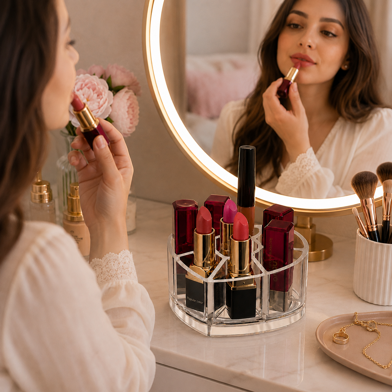 Lipstick & Makeup Organizer