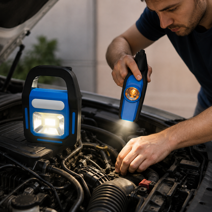 Rechargeable LED Work Light & Flashlight Combo