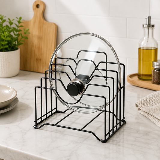 Pot Lid & Cutting Board Organizer Rack (Muti Purpose)