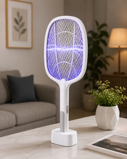 Electric Mosquito Swatter Racket (USB Rechargeable)