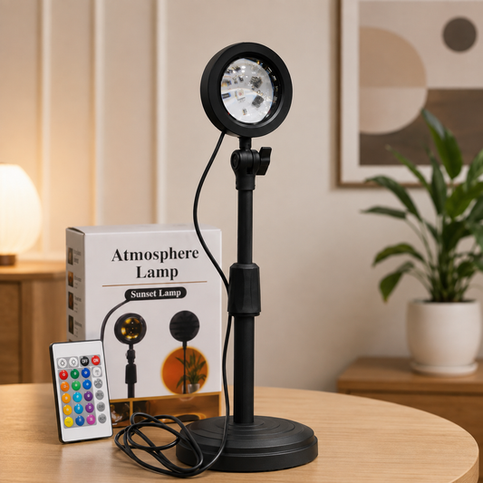 RGB Sunset Projection Lamp with Remote  Atmosphere Light