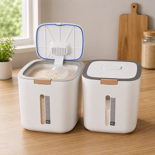 10kg Airtight Rice & Flour Storage Container BPA-Free Food Bin