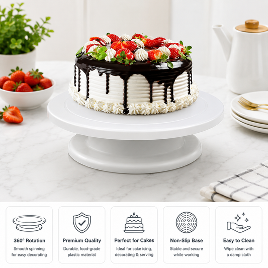 Rotating Cake Decorating Turntable