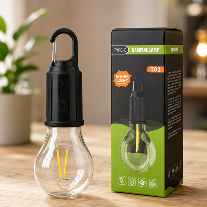 LED Camping Lantern Bulb (Type-C Rechargeable)