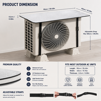 AC Unit Sun Shade Cover