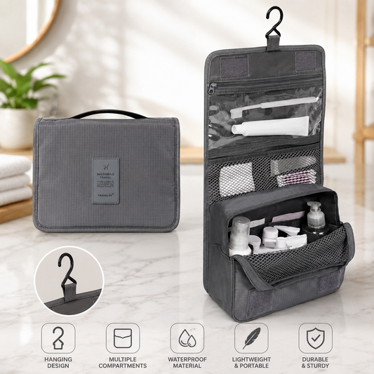 Hanging Toiletry Bag with Hook