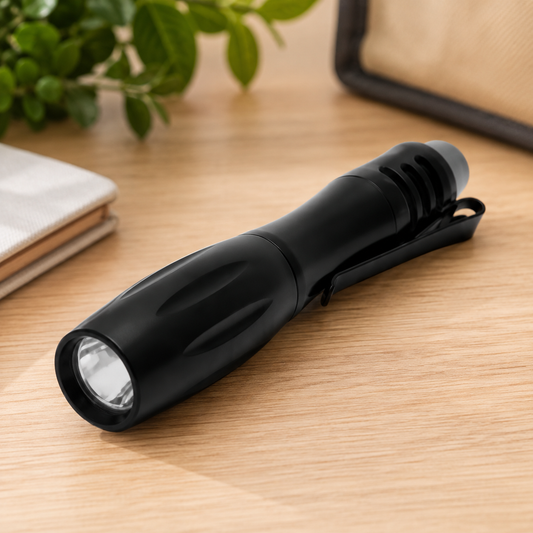 Mini LED Flashlight with Pocket Clip