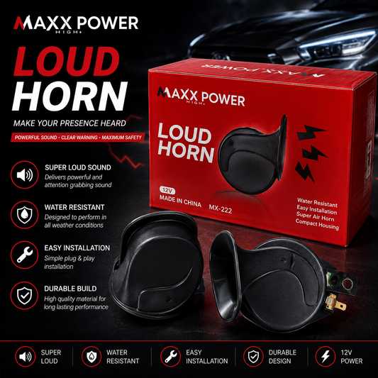 MAXX Power MX-222 Loud Car Horn