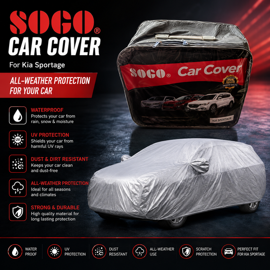 SOGO Waterproof Car Cover for SUV  All-Weather Dust & UV Protection