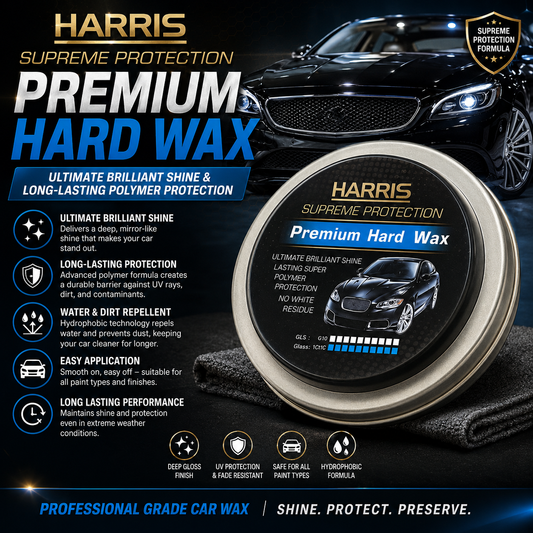 Harris Supreme Protection Premium Hard Wax – Ultimate Brilliant Shine & Long-Lasting Polymer Protection