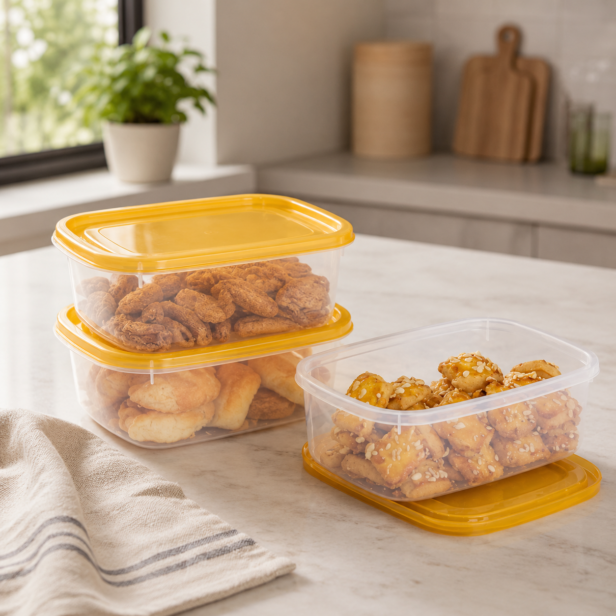 Airtight Food Storage Container Set Pack of 3