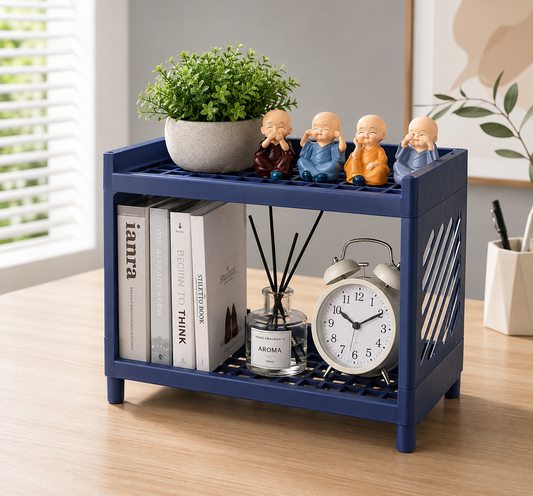 2 Tier Desktop Storage Shelf