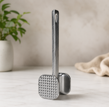 Stainless Steel Meat Tenderizer Mallet Set (2 Pcs)